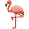 Flamingo emoji on Samsung
